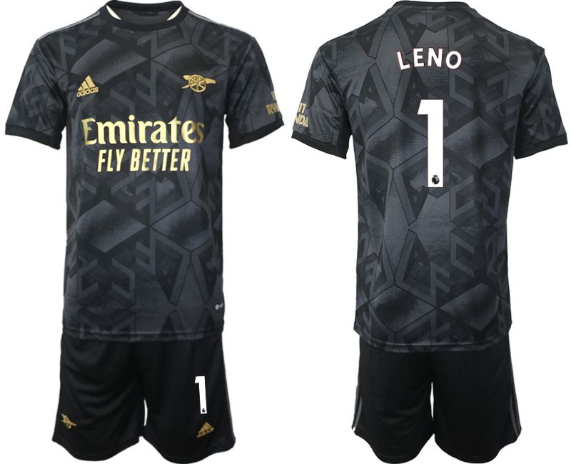 Men 2022-2023 Club Arsenal away black #1 Soccer Jersey->arsenal jersey->Soccer Club Jersey